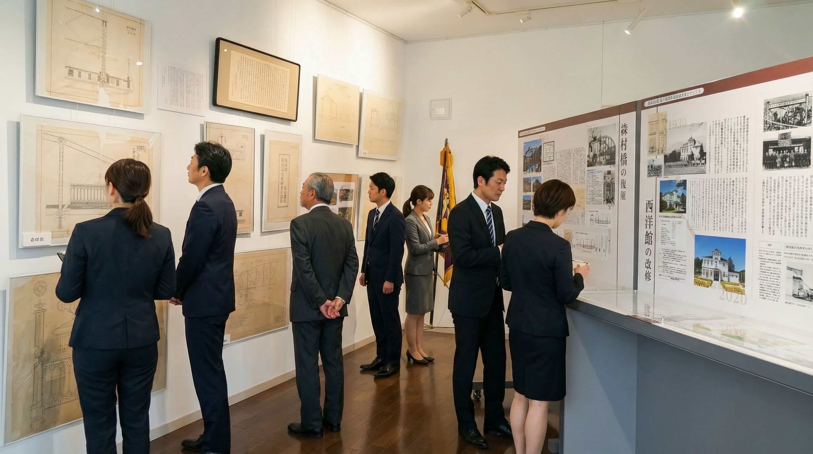 文化財の空間で行う講座・セミナーの様子（豊門公園）