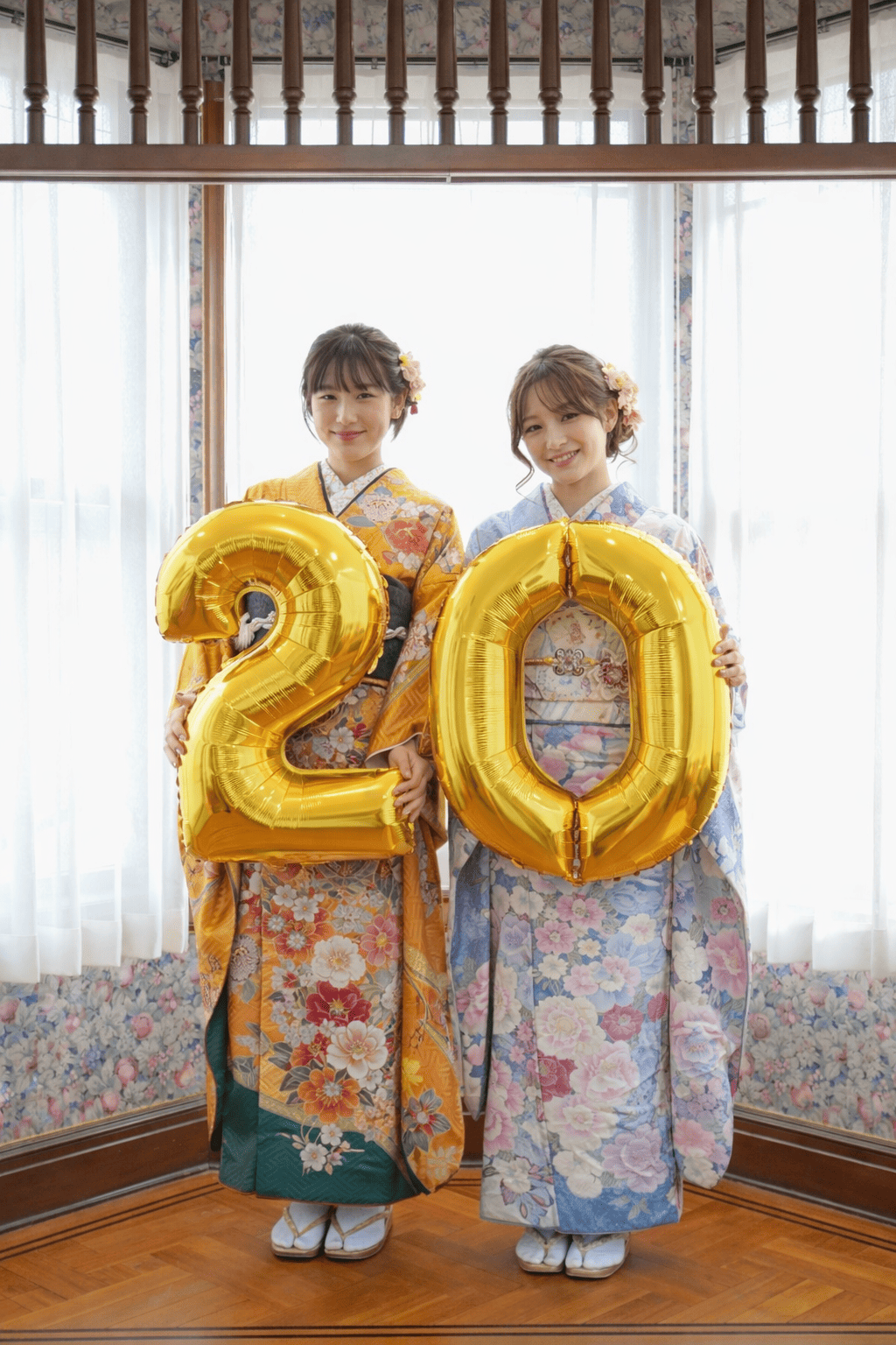 二人での撮影例(主役がお1人追加につき＋5,500円)